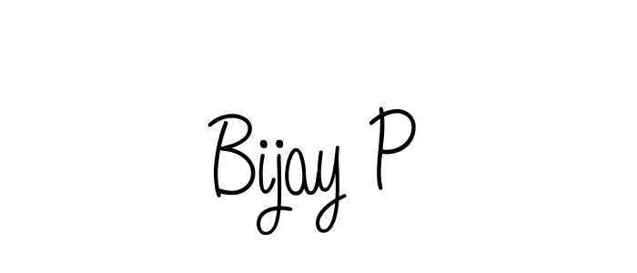 How to Draw Bijay P signature style? Angelique-Rose-font-FFP is a latest design signature styles for name Bijay P. Bijay P signature style 5 images and pictures png