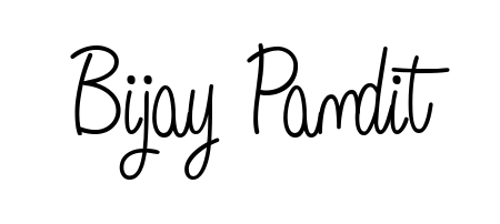 Create a personalized artistic stamp with Bijay Pandit in Angelique-Rose-font-FFP font. Perfect for visual artists, designers, and influencers. Bijay Pandit signature style 5 images and pictures png