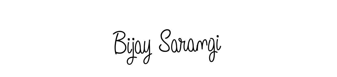 How to make Bijay Sarangi name signature. Use Angelique-Rose-font-FFP style for creating short signs online. This is the latest handwritten sign. Bijay Sarangi signature style 5 images and pictures png