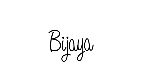 You should practise on your own different ways (Angelique-Rose-font-FFP) to write your name (Bijaya) in signature. don't let someone else do it for you. Bijaya signature style 5 images and pictures png