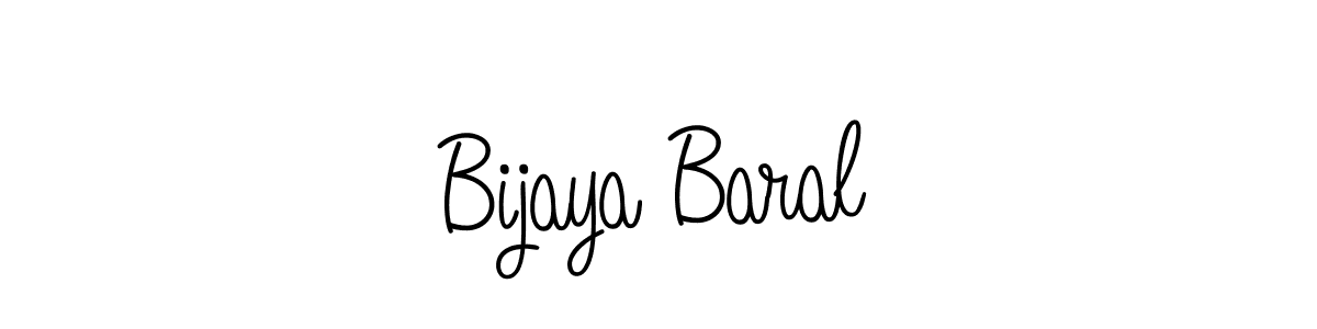 Also we have Bijaya Baral name is the best signature style. Create professional handwritten signature collection using Angelique-Rose-font-FFP autograph style. Bijaya Baral signature style 5 images and pictures png