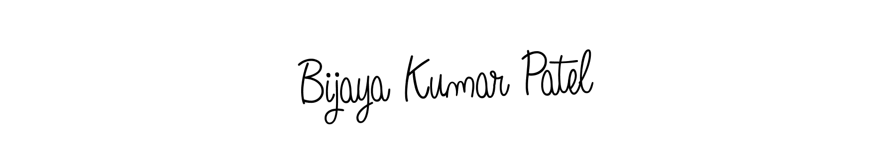 Design your own signature with our free online signature maker. With this signature software, you can create a handwritten (Angelique-Rose-font-FFP) signature for name Bijaya Kumar Patel. Bijaya Kumar Patel signature style 5 images and pictures png