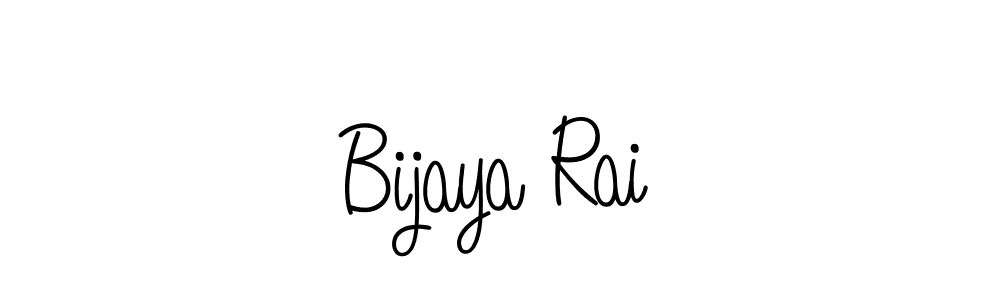 The best way (Angelique-Rose-font-FFP) to make a short signature is to pick only two or three words in your name. The name Bijaya Rai include a total of six letters. For converting this name. Bijaya Rai signature style 5 images and pictures png