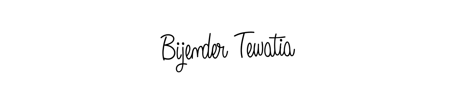 Use a signature maker to create a handwritten signature online. With this signature software, you can design (Angelique-Rose-font-FFP) your own signature for name Bijender Tewatia. Bijender Tewatia signature style 5 images and pictures png