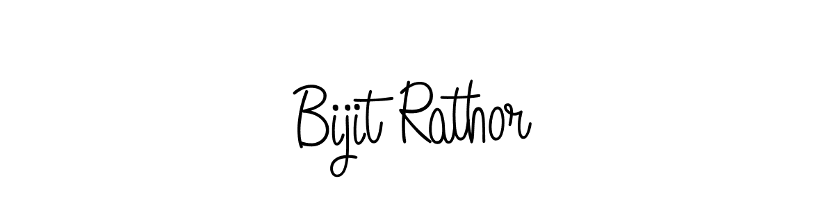 How to make Bijit Rathor name signature. Use Angelique-Rose-font-FFP style for creating short signs online. This is the latest handwritten sign. Bijit Rathor signature style 5 images and pictures png
