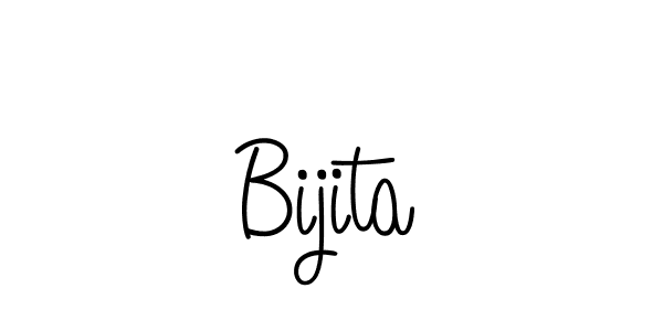 You should practise on your own different ways (Angelique-Rose-font-FFP) to write your name (Bijita) in signature. don't let someone else do it for you. Bijita signature style 5 images and pictures png