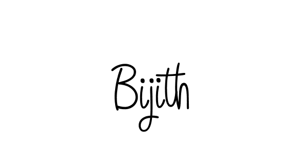 Use a signature maker to create a handwritten signature online. With this signature software, you can design (Angelique-Rose-font-FFP) your own signature for name Bijith. Bijith signature style 5 images and pictures png