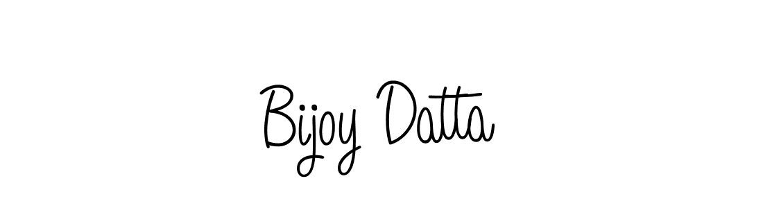 Use a signature maker to create a handwritten signature online. With this signature software, you can design (Angelique-Rose-font-FFP) your own signature for name Bijoy Datta. Bijoy Datta signature style 5 images and pictures png
