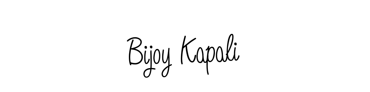 The best way (Angelique-Rose-font-FFP) to make a short signature is to pick only two or three words in your name. The name Bijoy Kapali include a total of six letters. For converting this name. Bijoy Kapali signature style 5 images and pictures png