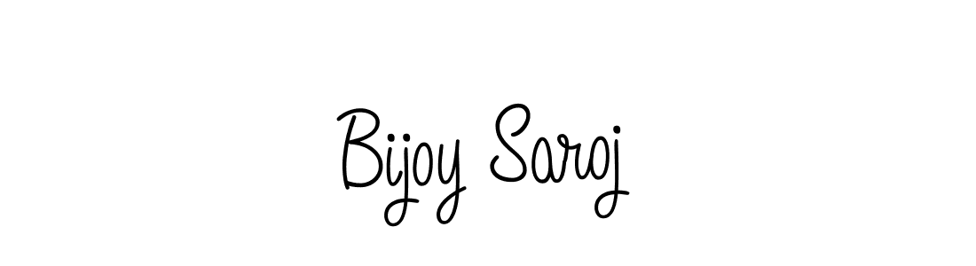 Also we have Bijoy Saroj name is the best signature style. Create professional handwritten signature collection using Angelique-Rose-font-FFP autograph style. Bijoy Saroj signature style 5 images and pictures png