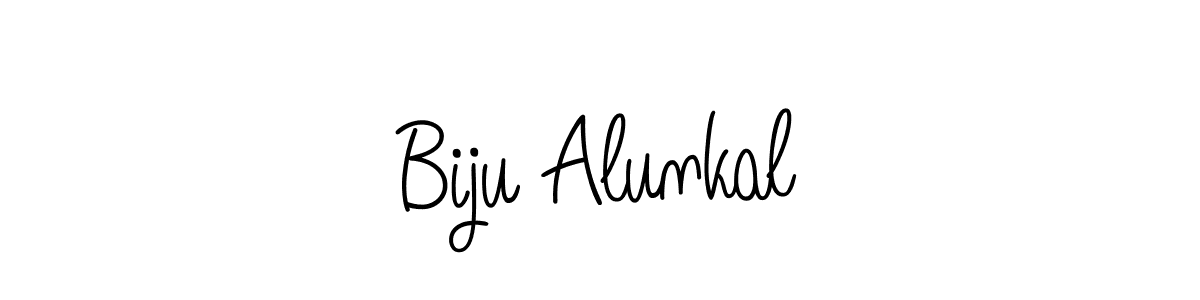 if you are searching for the best signature style for your name Biju Alunkal. so please give up your signature search. here we have designed multiple signature styles  using Angelique-Rose-font-FFP. Biju Alunkal signature style 5 images and pictures png