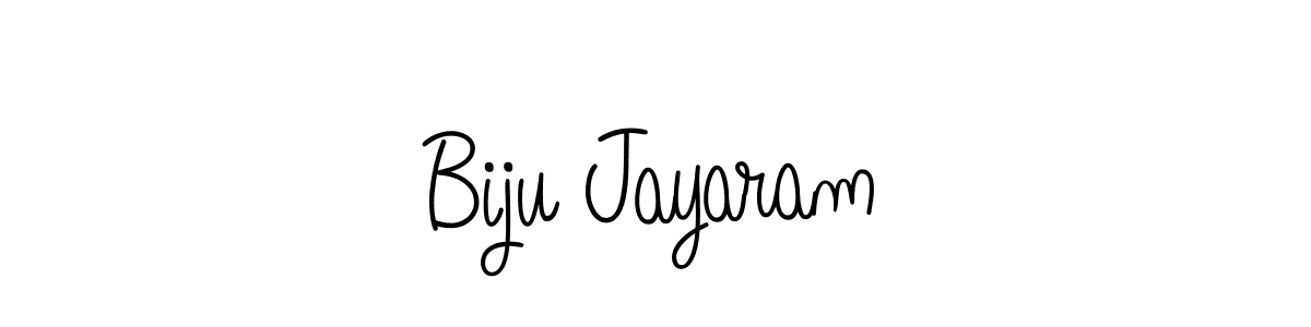 Create a beautiful signature design for name Biju Jayaram. With this signature (Angelique-Rose-font-FFP) fonts, you can make a handwritten signature for free. Biju Jayaram signature style 5 images and pictures png