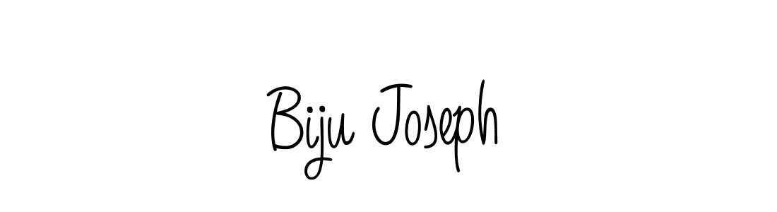The best way (Angelique-Rose-font-FFP) to make a short signature is to pick only two or three words in your name. The name Biju Joseph include a total of six letters. For converting this name. Biju Joseph signature style 5 images and pictures png