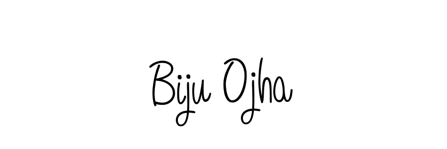 The best way (Angelique-Rose-font-FFP) to make a short signature is to pick only two or three words in your name. The name Biju Ojha include a total of six letters. For converting this name. Biju Ojha signature style 5 images and pictures png