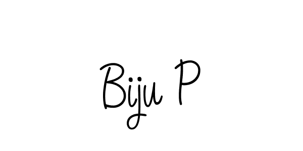 Create a beautiful signature design for name Biju P. With this signature (Angelique-Rose-font-FFP) fonts, you can make a handwritten signature for free. Biju P signature style 5 images and pictures png