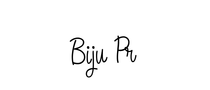 Design your own signature with our free online signature maker. With this signature software, you can create a handwritten (Angelique-Rose-font-FFP) signature for name Biju Pr. Biju Pr signature style 5 images and pictures png