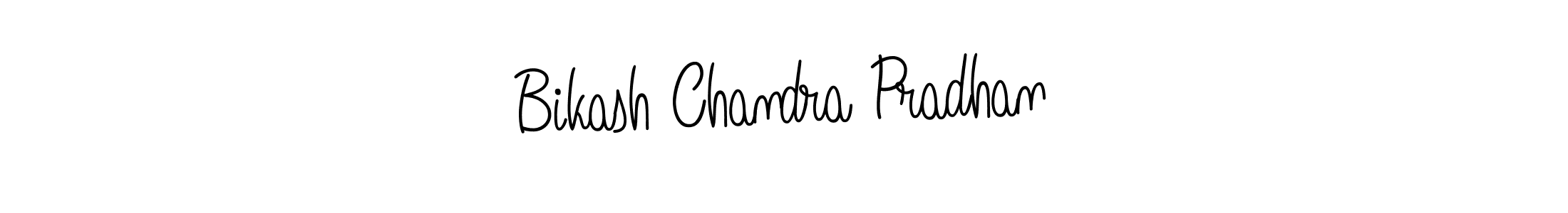 How to make Bikash Chandra Pradhan signature? Angelique-Rose-font-FFP is a professional autograph style. Create handwritten signature for Bikash Chandra Pradhan name. Bikash Chandra Pradhan signature style 5 images and pictures png