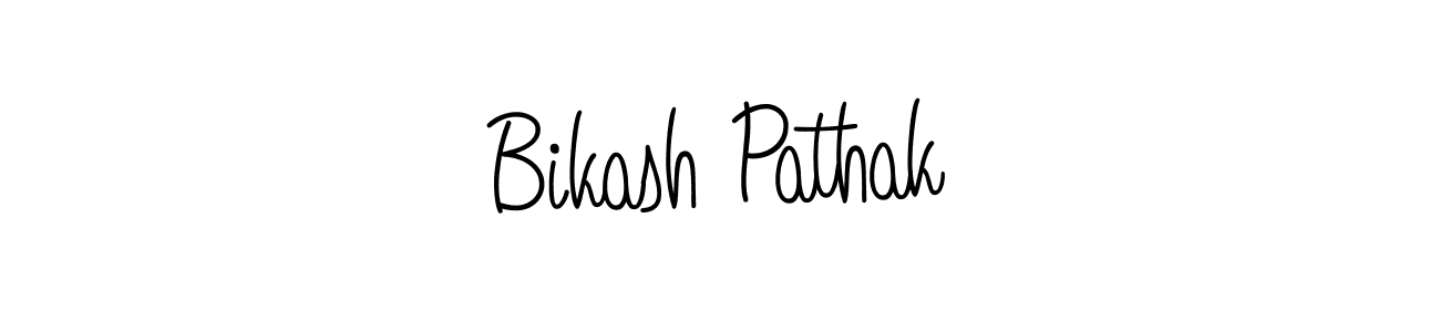 Also we have Bikash Pathak name is the best signature style. Create professional handwritten signature collection using Angelique-Rose-font-FFP autograph style. Bikash Pathak signature style 5 images and pictures png