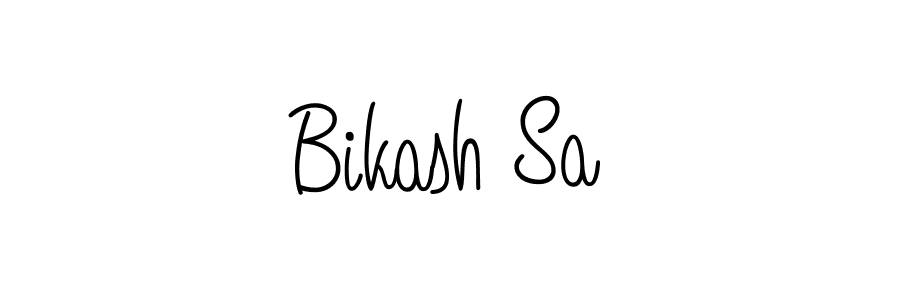 Also we have Bikash Sa name is the best signature style. Create professional handwritten signature collection using Angelique-Rose-font-FFP autograph style. Bikash Sa signature style 5 images and pictures png