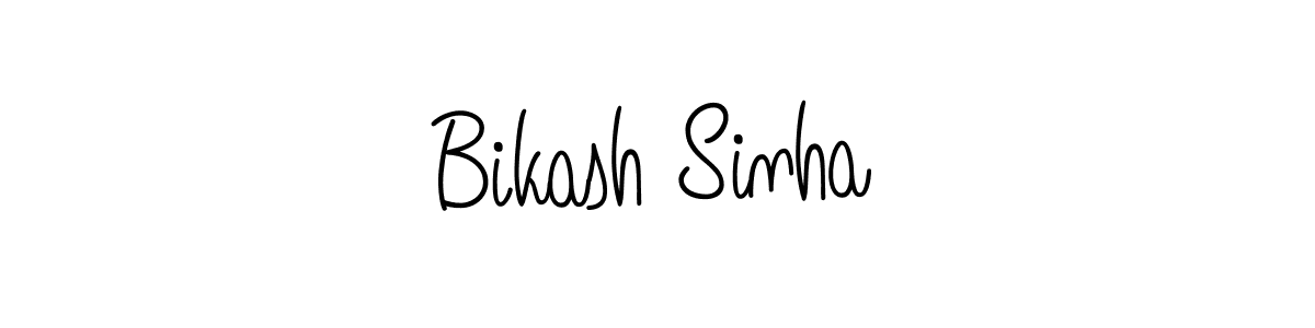 Design your own signature with our free online signature maker. With this signature software, you can create a handwritten (Angelique-Rose-font-FFP) signature for name Bikash Sinha. Bikash Sinha signature style 5 images and pictures png