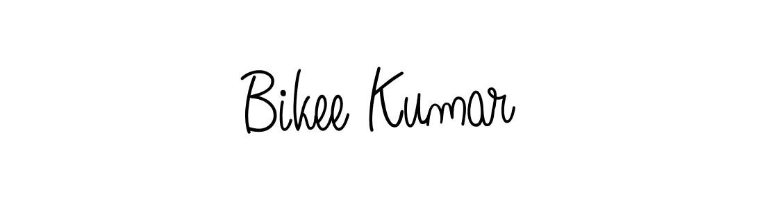 Bikee Kumar stylish signature style. Best Handwritten Sign (Angelique-Rose-font-FFP) for my name. Handwritten Signature Collection Ideas for my name Bikee Kumar. Bikee Kumar signature style 5 images and pictures png
