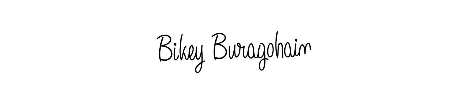 Use a signature maker to create a handwritten signature online. With this signature software, you can design (Angelique-Rose-font-FFP) your own signature for name Bikey Buragohain. Bikey Buragohain signature style 5 images and pictures png