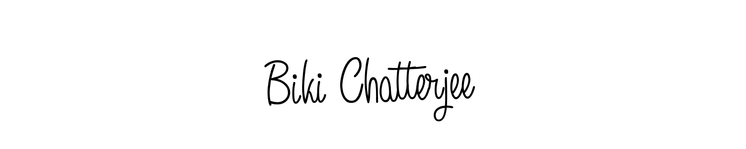 How to make Biki Chatterjee name signature. Use Angelique-Rose-font-FFP style for creating short signs online. This is the latest handwritten sign. Biki Chatterjee signature style 5 images and pictures png