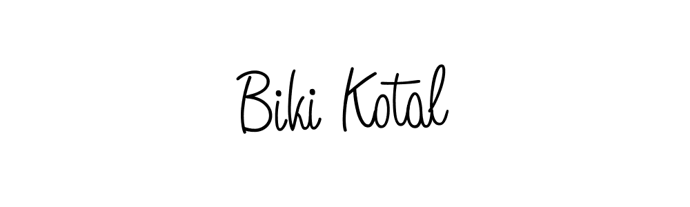 It looks lik you need a new signature style for name Biki Kotal. Design unique handwritten (Angelique-Rose-font-FFP) signature with our free signature maker in just a few clicks. Biki Kotal signature style 5 images and pictures png