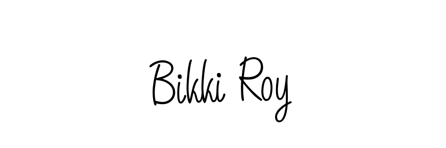 How to make Bikki Roy signature? Angelique-Rose-font-FFP is a professional autograph style. Create handwritten signature for Bikki Roy name. Bikki Roy signature style 5 images and pictures png