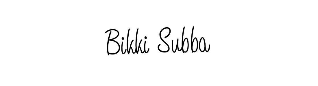 How to Draw Bikki Subba signature style? Angelique-Rose-font-FFP is a latest design signature styles for name Bikki Subba. Bikki Subba signature style 5 images and pictures png