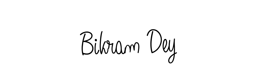 Make a beautiful signature design for name Bikram Dey. With this signature (Angelique-Rose-font-FFP) style, you can create a handwritten signature for free. Bikram Dey signature style 5 images and pictures png