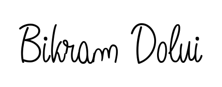 Explore multiple handwriting variations for Bikram Dolui including this stunning Angelique-Rose-font-FFP design. Free to use across all platforms. Bikram Dolui signature style 5 images and pictures png