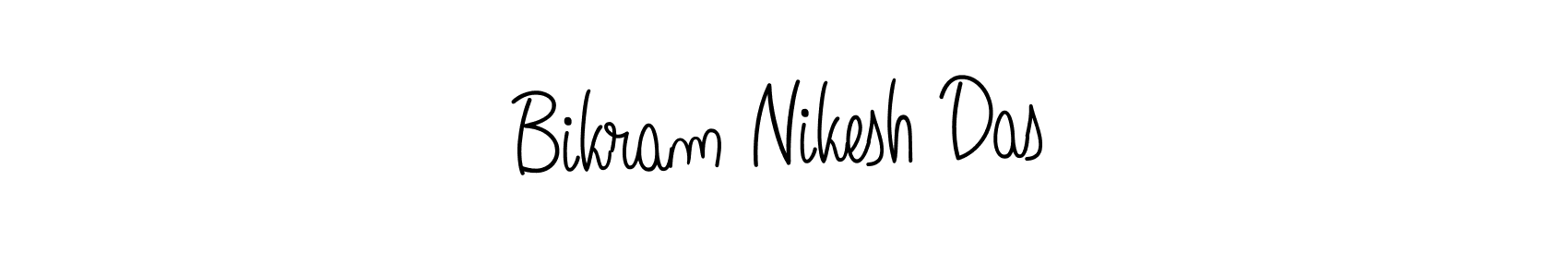 Also You can easily find your signature by using the search form. We will create Bikram Nikesh Das name handwritten signature images for you free of cost using Angelique-Rose-font-FFP sign style. Bikram Nikesh Das signature style 5 images and pictures png