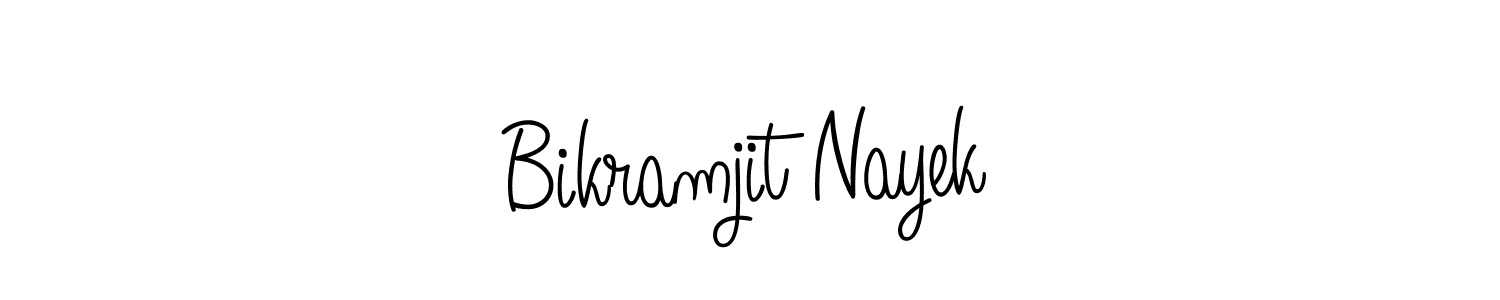 Design your own signature with our free online signature maker. With this signature software, you can create a handwritten (Angelique-Rose-font-FFP) signature for name Bikramjit Nayek. Bikramjit Nayek signature style 5 images and pictures png