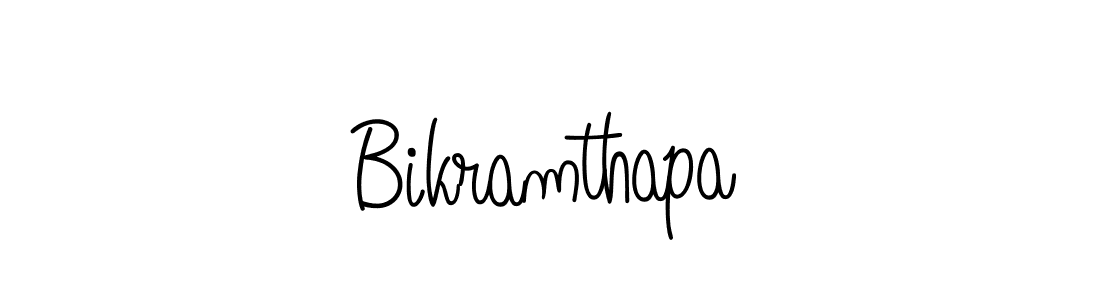 You can use this online signature creator to create a handwritten signature for the name Bikramthapa. This is the best online autograph maker. Bikramthapa signature style 5 images and pictures png