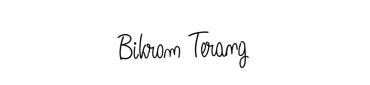 Create a beautiful signature design for name Bikrom Terang. With this signature (Angelique-Rose-font-FFP) fonts, you can make a handwritten signature for free. Bikrom Terang signature style 5 images and pictures png