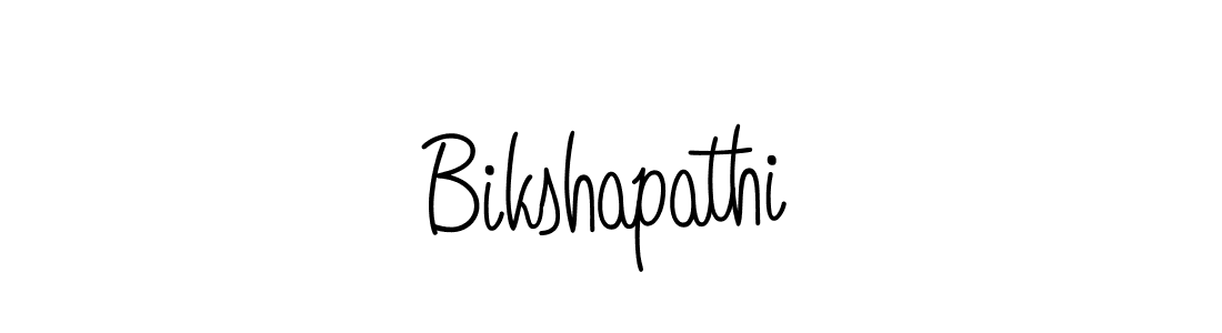 Make a beautiful signature design for name Bikshapathi. With this signature (Angelique-Rose-font-FFP) style, you can create a handwritten signature for free. Bikshapathi signature style 5 images and pictures png
