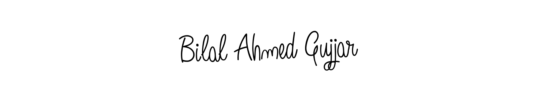 Angelique-Rose-font-FFP is a professional signature style that is perfect for those who want to add a touch of class to their signature. It is also a great choice for those who want to make their signature more unique. Get Bilal Ahmed Gujjar name to fancy signature for free. Bilal Ahmed Gujjar signature style 5 images and pictures png