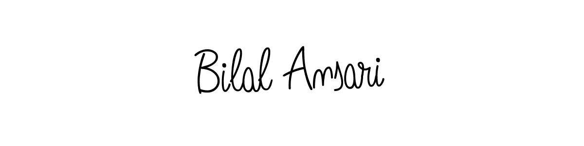 Best and Professional Signature Style for Bilal Ansari. Angelique-Rose-font-FFP Best Signature Style Collection. Bilal Ansari signature style 5 images and pictures png