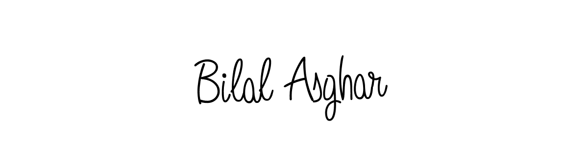 Create a beautiful signature design for name Bilal Asghar. With this signature (Angelique-Rose-font-FFP) fonts, you can make a handwritten signature for free. Bilal Asghar signature style 5 images and pictures png