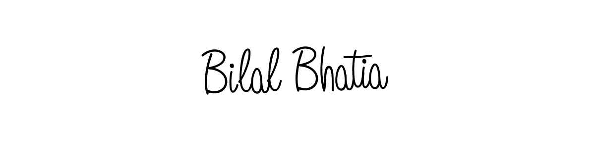 Use a signature maker to create a handwritten signature online. With this signature software, you can design (Angelique-Rose-font-FFP) your own signature for name Bilal Bhatia. Bilal Bhatia signature style 5 images and pictures png