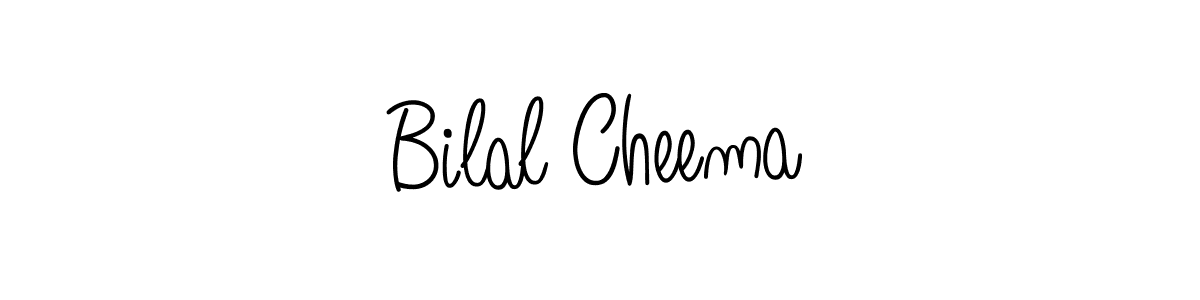 How to make Bilal Cheema signature? Angelique-Rose-font-FFP is a professional autograph style. Create handwritten signature for Bilal Cheema name. Bilal Cheema signature style 5 images and pictures png