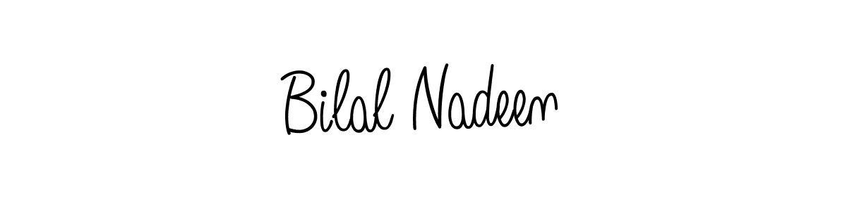 How to make Bilal Nadeen signature? Angelique-Rose-font-FFP is a professional autograph style. Create handwritten signature for Bilal Nadeen name. Bilal Nadeen signature style 5 images and pictures png