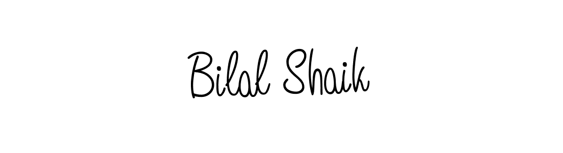 How to Draw Bilal Shaik signature style? Angelique-Rose-font-FFP is a latest design signature styles for name Bilal Shaik. Bilal Shaik signature style 5 images and pictures png