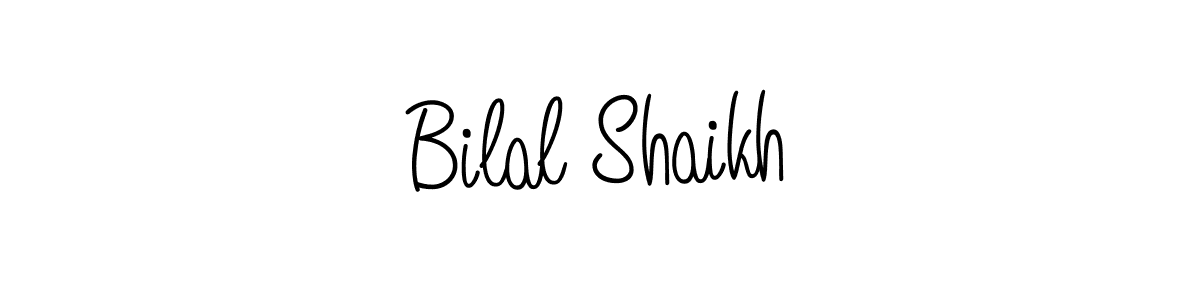 Also we have Bilal Shaikh name is the best signature style. Create professional handwritten signature collection using Angelique-Rose-font-FFP autograph style. Bilal Shaikh signature style 5 images and pictures png