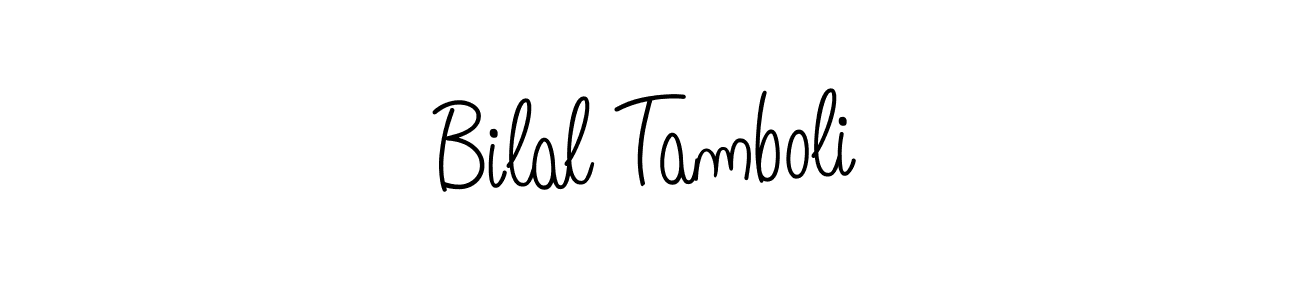 Angelique-Rose-font-FFP is a professional signature style that is perfect for those who want to add a touch of class to their signature. It is also a great choice for those who want to make their signature more unique. Get Bilal Tamboli name to fancy signature for free. Bilal Tamboli signature style 5 images and pictures png