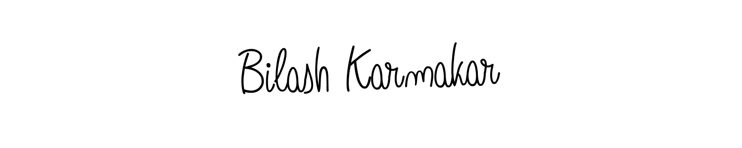 Angelique-Rose-font-FFP is a professional signature style that is perfect for those who want to add a touch of class to their signature. It is also a great choice for those who want to make their signature more unique. Get Bilash Karmakar name to fancy signature for free. Bilash Karmakar signature style 5 images and pictures png