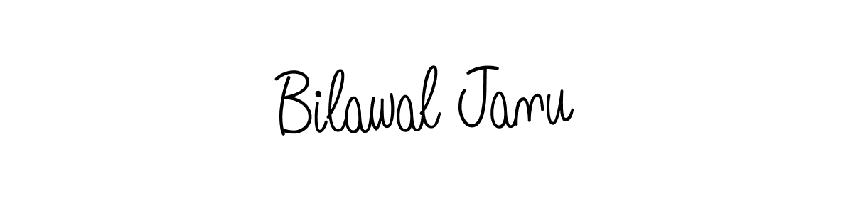 Bilawal Janu stylish signature style. Best Handwritten Sign (Angelique-Rose-font-FFP) for my name. Handwritten Signature Collection Ideas for my name Bilawal Janu. Bilawal Janu signature style 5 images and pictures png