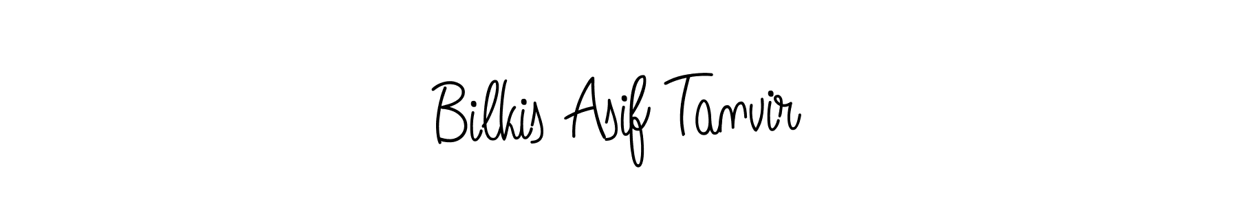 if you are searching for the best signature style for your name Bilkis Asif Tanvir. so please give up your signature search. here we have designed multiple signature styles  using Angelique-Rose-font-FFP. Bilkis Asif Tanvir signature style 5 images and pictures png