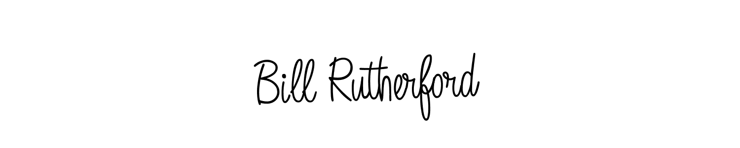 Best and Professional Signature Style for Bill Rutherford. Angelique-Rose-font-FFP Best Signature Style Collection. Bill Rutherford signature style 5 images and pictures png